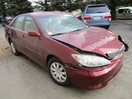 2005 TOYOTA CAMRY LE BURGUNDY 2.4L AT Z16251